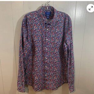 Premier Flex Slim Fit Long Sleeve Shirt Blue Button Down Shirt